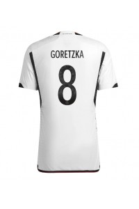 Fotbalové Dres Německo Leon Goretzka #8 Domácí Oblečení MS 2022 Krátký Rukáv